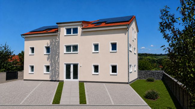 Erstbezug - Obergeschosswohnung mit Balkon!